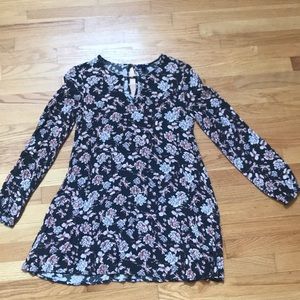 Juniors aeropostale long sleeve patterned dress